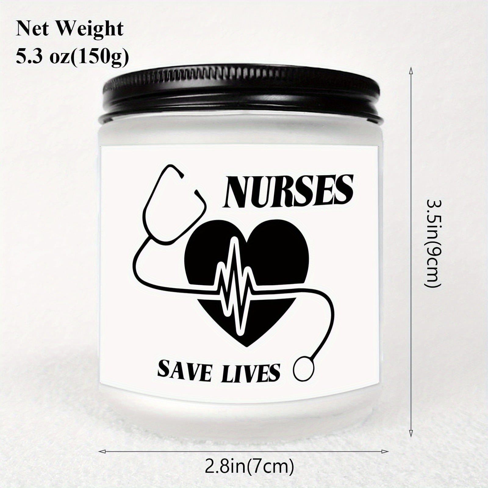 Lavender Scented Candle 5.3oz - Perfect Nursing Appreciation Gift for Men & Women, Ideal for Nurse Practitioners, Paramedics, Students - Unique Present for Birthdays, Thanksgiving, Graduation Lootquake LLC