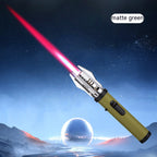 Fierce Fire Inflatable Spray Gun Direct Red Flame One-click Lock Fire Metal Lighter