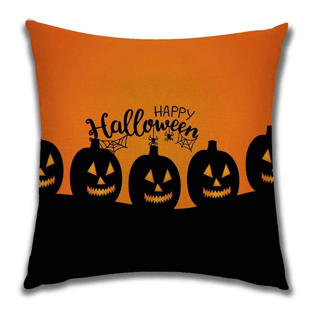 Cartoon Pumpkin Castle Sofa Cushion Cushion Pillowcase Pi-Mart