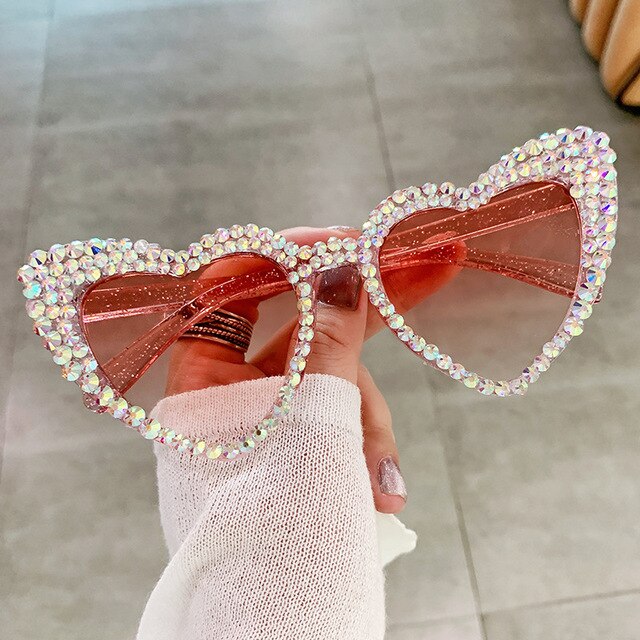 Cat Eye Heart Fashion Sunglasses - SJB-DIAMOND ELITES