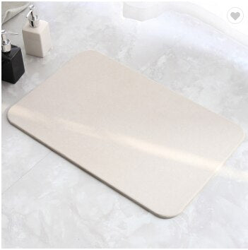 Anti-Slip Foot Pad Super Absorb Dry Diatomite Bath Mat Pi-Mart