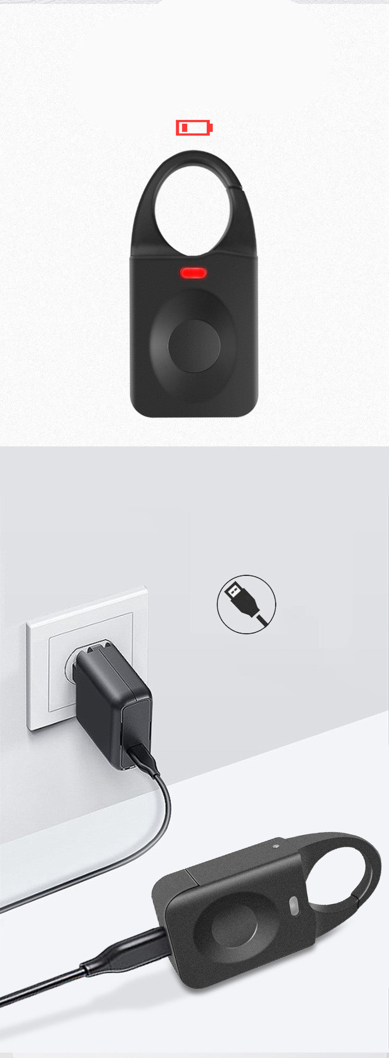 Outdoor waterproof luggage fingerprint padlock Pi-Mart