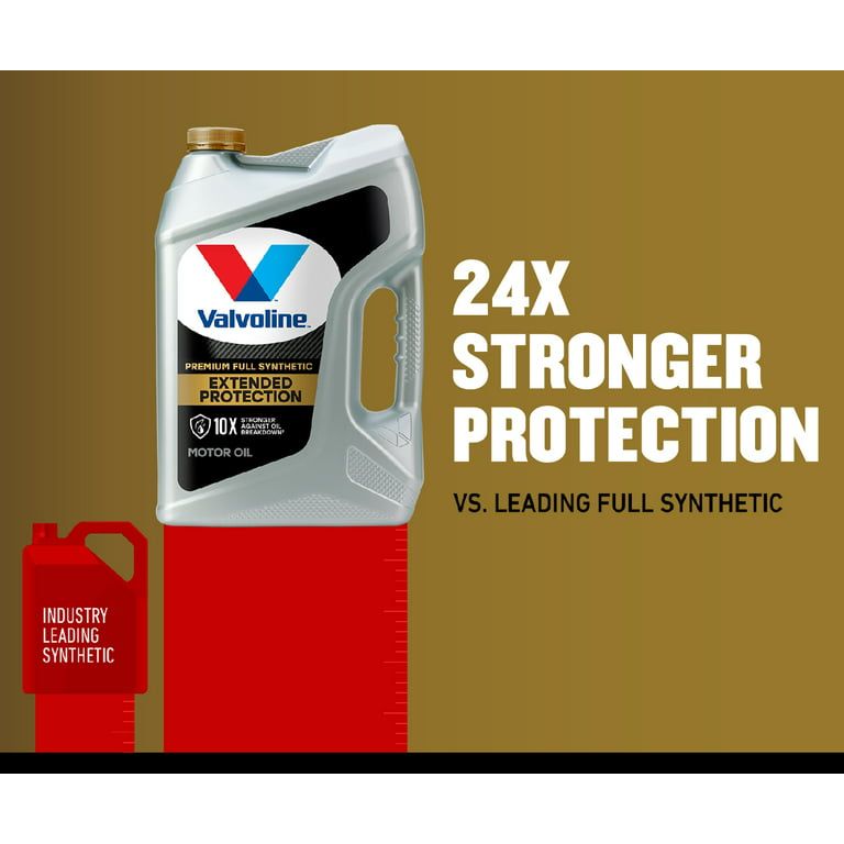 Valvoline Extended Protection Premium Full Synthetic 0W-20 Motor Oil 5 QT EasyOptionXY LLC