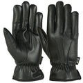 Men’s Warm Winter Dress And Work Gloves, Thermal Lining, Genuine Black Leather MRX Products