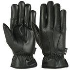 Men’s Warm Winter Dress And Work Gloves, Thermal Lining, Genuine Black Leather MRX Products