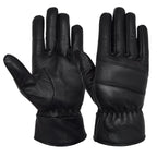 Men’s Warm Winter Dress And Work Gloves, Thermal Lining, Genuine Black Leather MRX Products