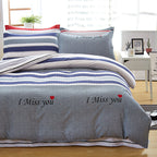 Cotton active twill bed linen and duvet cover Pi-Mart