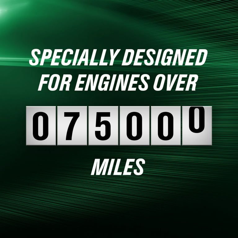 Castrol Edge High Mileage 10W-40 Advanced Full Synthetic Motor Oil, 1 Quart