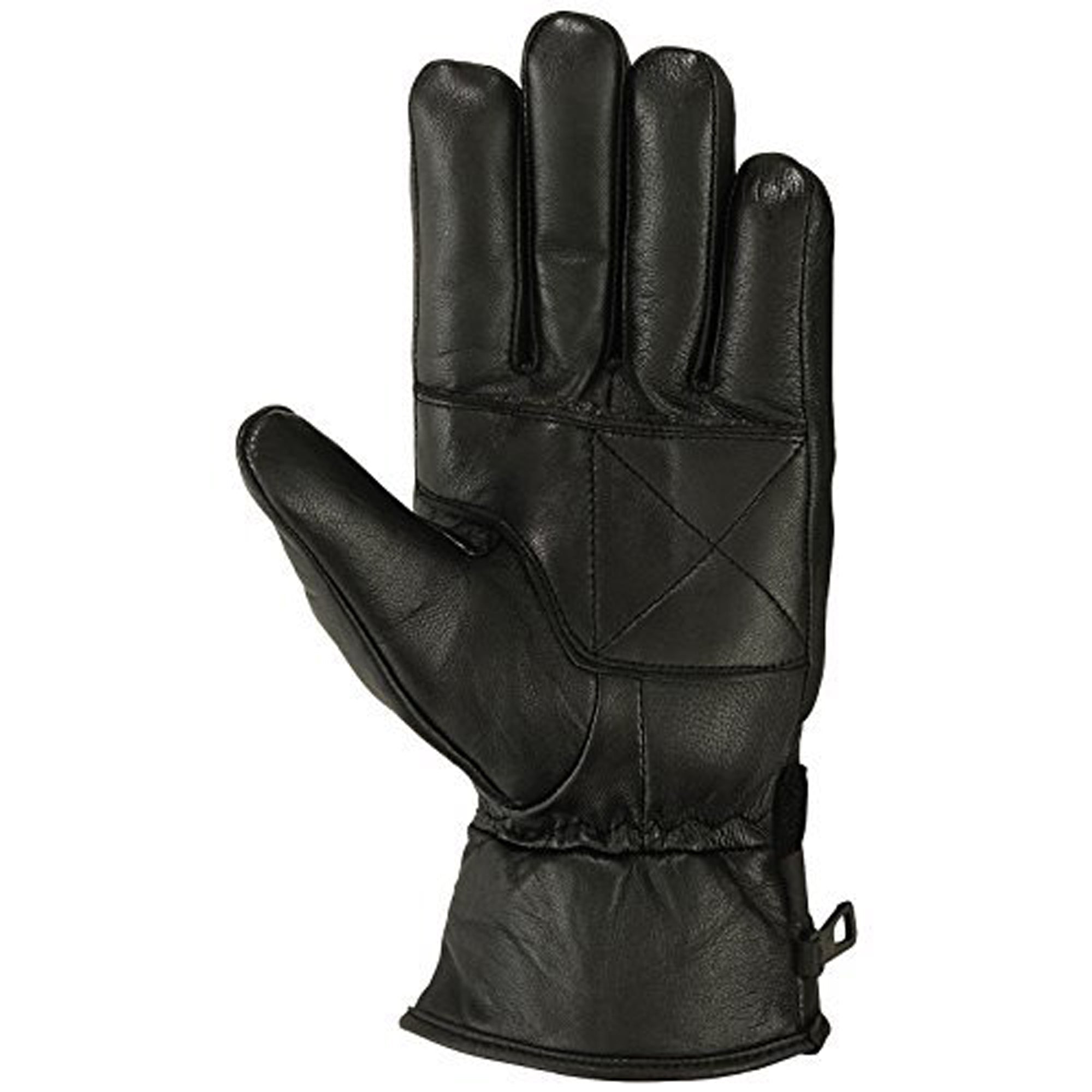 Mens Warm Winter Cold Weather Glove Leather Motorcycle Gloves Thermal Linning - SJB-DIAMOND ELITES