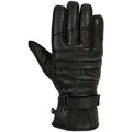 Mens Motorbike Gloves Cold Weather Motorcycle Riding Genuine Leather Black Glove-Black-Gray-XL - SJB-DIAMOND ELITES