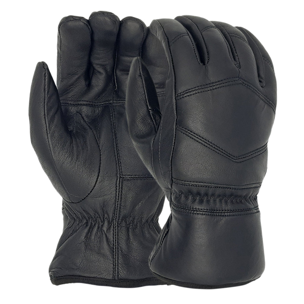 Mens Warm Winter Cold Weather Glove Leather Motorcycle Gloves Thermal Linning - SJB-DIAMOND ELITES