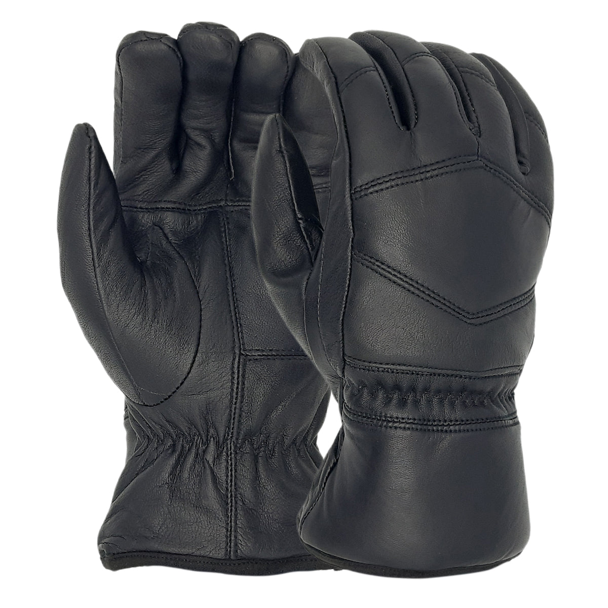 Mens Warm Winter Cold Weather Glove Leather Motorcycle Gloves Thermal Linning - SJB-DIAMOND ELITES