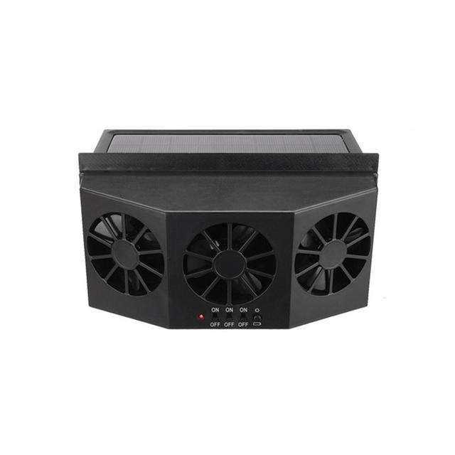 Solar-Powered Car Exhaust Fan - SJB-DIAMOND ELITES