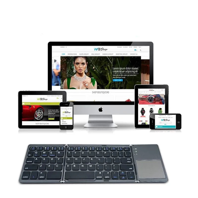 Wireless Folding Keyboard Pi-Mart