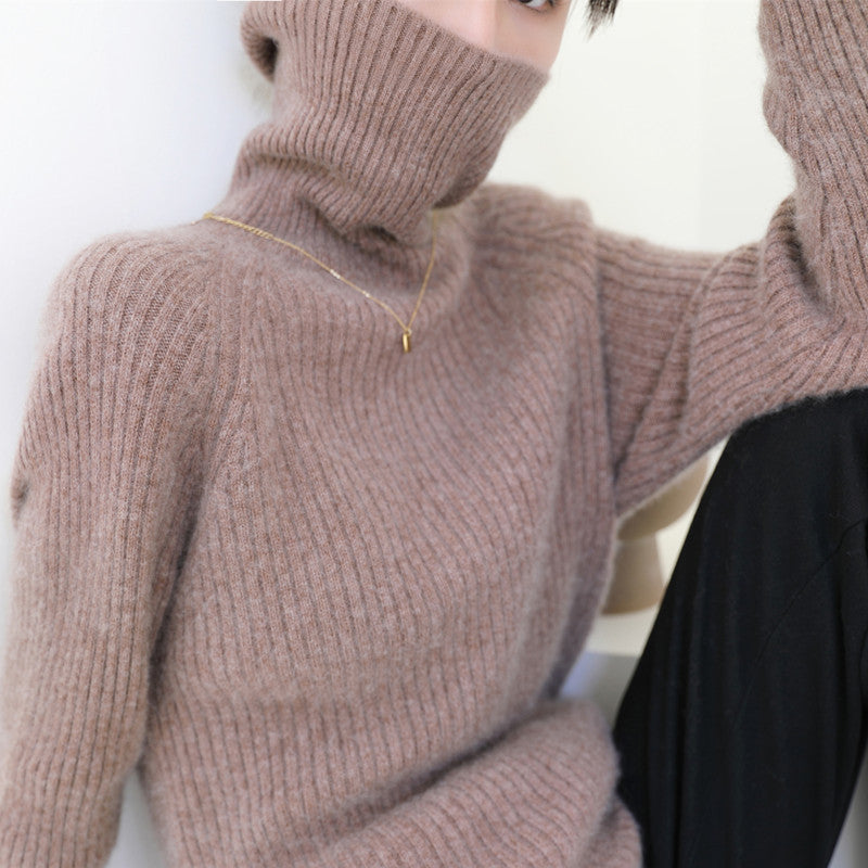 Thick Women Loose Woolen Sweater Women  Autumn Pi-Mart