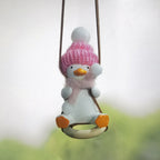 Cool Knit Cap Duck Car Pendant - SJB-DIAMOND ELITES