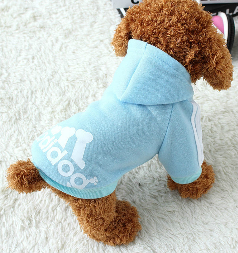 Two Legged Cotton Warm Dog Hoodie Pi-Mart