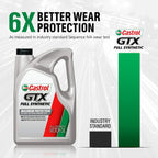 Castrol GTX Full Synthetic 5W-20 Motor Oil, 1 Quart