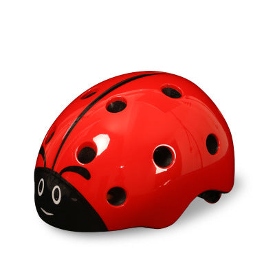 Kids Riding Bicycle Safety Helmet Adjustable Lovely Ladybug Riding Helmet. Lootquake LLC