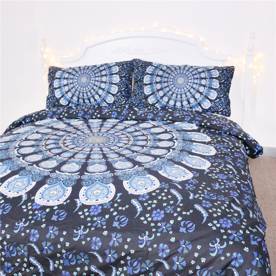 Blue Peacock Bedding Pi-Mart