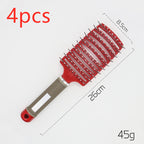 Hairbrush Anti Klit Brushy Haarborstel Women Detangler Hair Brush Bristle Nylon Scalp Massage  Teaser Hair Brush Comb Pi-Mart
