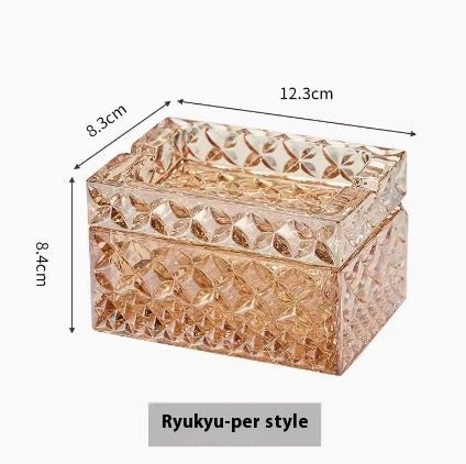 Bohemian Crystal Ashtray For Men's Gifts Pi-Mart