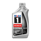 Mobil 1 Racing 4T Full Synthetic Motorcycle Oil 10W-40, 1 qt