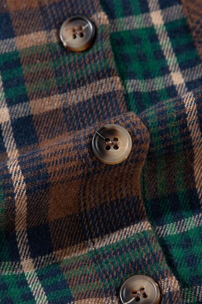 Timeless Women's Classic Plaid Button-Up Long Sleeve Jacket – Lightweight & Stylish Cotton-Blend Outerwear Stevvex