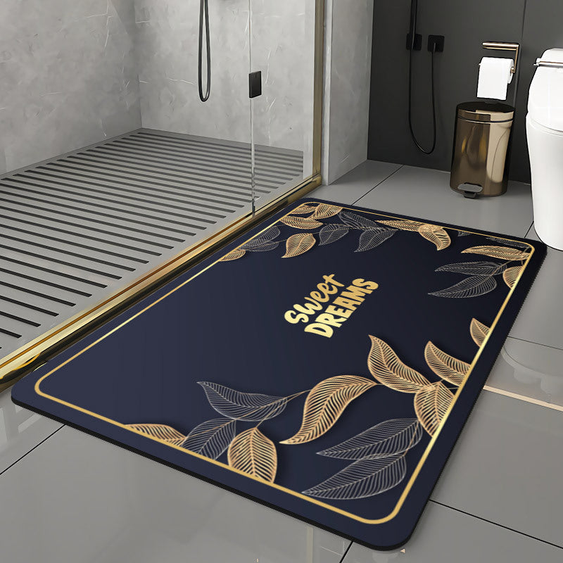 Soft Diatom Mud Bathroom Absorbent Mat Anti Slip Pi-Mart