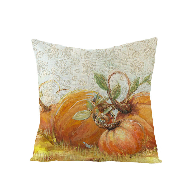 Linen Cushion  Office Sofa Cushion Cover Pi-Mart