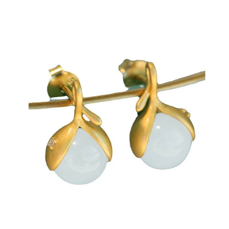 Delicate Dainty And Minimalist Flower Bud Earrings Pi-Mart
