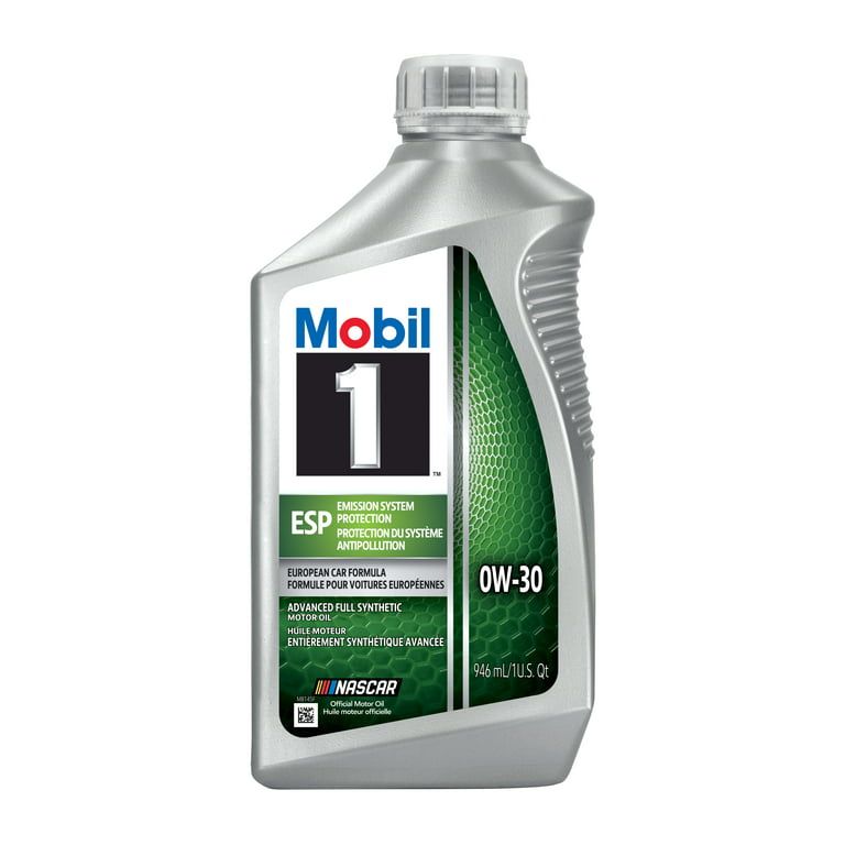 Mobil 1 ESP Full Synthetic Motor Oil 0W-30, 1 qt