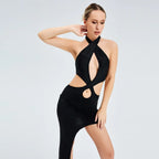 New Style Dress For Women Summer Women's Cross Short Mini Dresses Party Club Outfit - SJB-DIAMOND ELITES