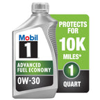 Mobil 1 Advanced Fuel Economy Full Synthetic Motor Oil 0W-30, 1 qt EasyOptionXY LLC