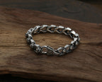 Men's Thai Silver Skull Bracelet