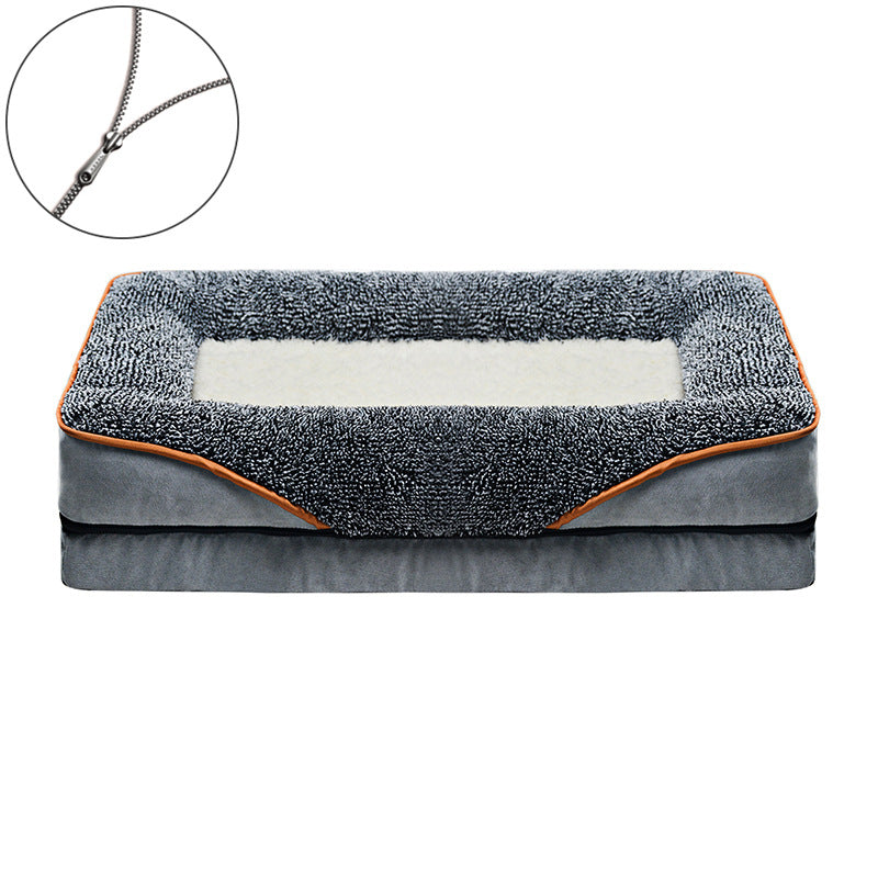Pet Supplies Square Sofa Bed Dog Kennel Cat Litter Pet Pad Pi-Mart