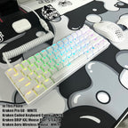Professional Craftsman Gaming Mouse Pad - Large, Extra-Large, XXL Black & White Camouflage Design, Stain-Resistant & Non-Slip Rubber Base with Durable, Odor-Free Surface - Ideal for Gamers, Mouse Pad Gaming Lootquake LLC