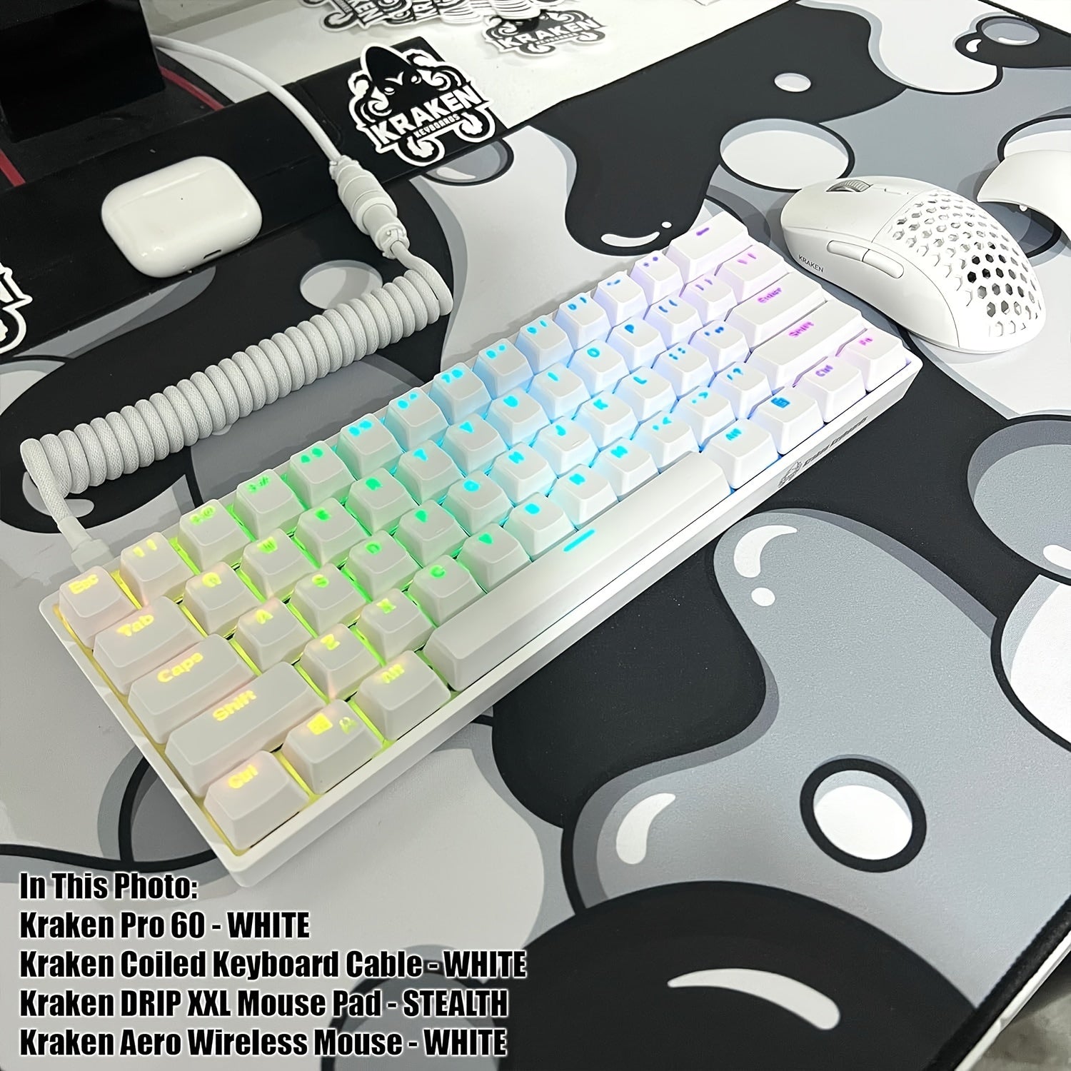 Professional Craftsman Gaming Mouse Pad - Large, Extra-Large, XXL Black & White Camouflage Design, Stain-Resistant & Non-Slip Rubber Base with Durable, Odor-Free Surface - Ideal for Gamers, Mouse Pad Gaming Lootquake LLC