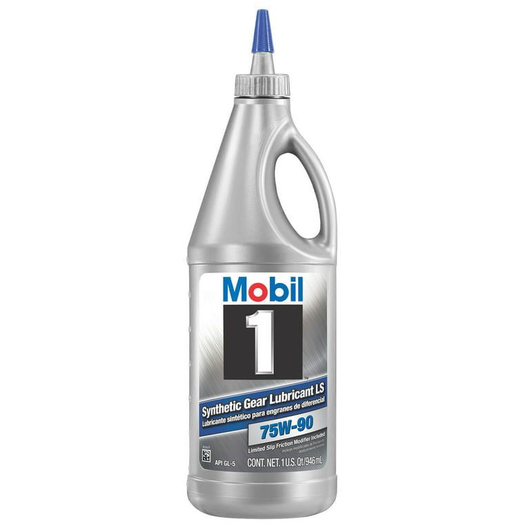 Mobil 1 75W-90 Synthetic Gear Lubricant LS, 1 Quart