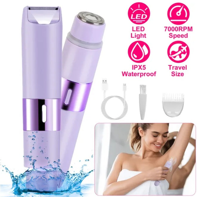 2-in-1  Bikini Double Headed Cordless Body Shaver Lootquake LLC