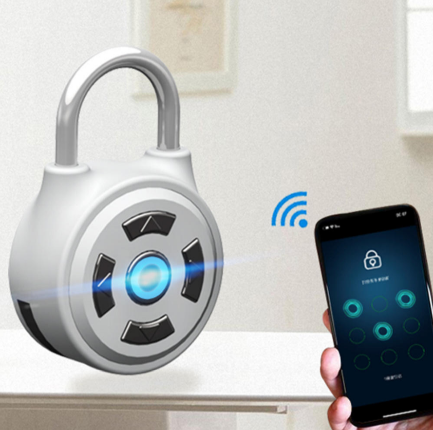 Smart padlock direction button password lock Bluetooth electronic lock Pi-Mart