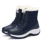 Snow Boots Plush Warm Ankle Boots For Women Winter Shoes Pi-Mart