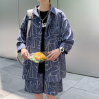 Shirt Five-point Pants Ice Silk Suit Lootquake LLC