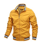 Sports Solid Color Jacket Men's Pi-Mart
