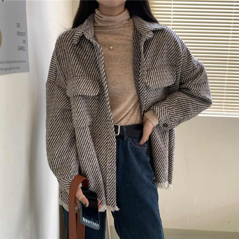 Medium to long shirt jackets Pi-Mart