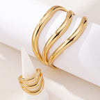 Personalized Retro Women's Ring Bracelet Ornament Suit Pi-Mart