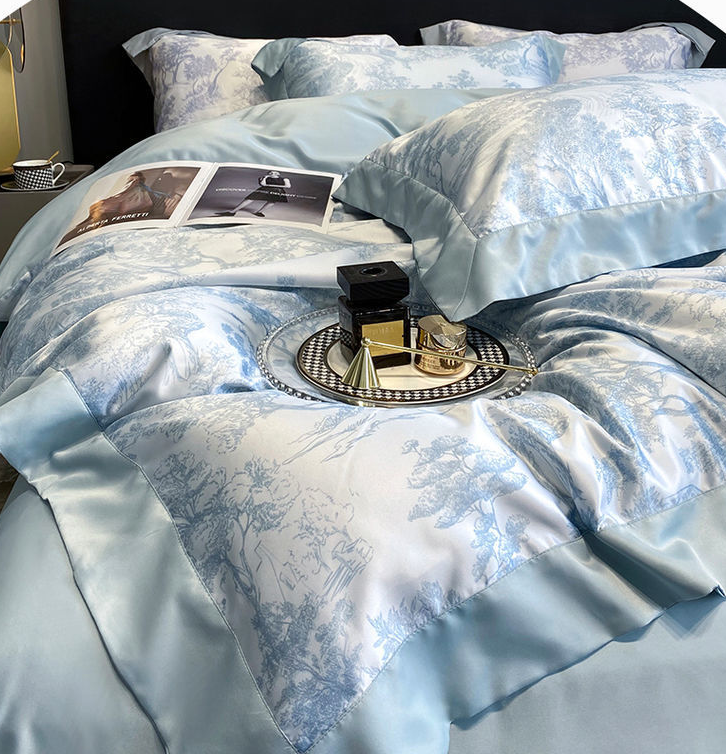 Four-piece Bed Set Light Luxury Quilt Cover Pi-Mart
