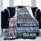 Cozy and Soft Flannel Blanket - A Loving Gift From Mom to Her Son!