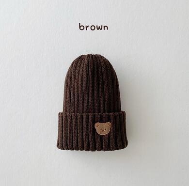 Infant Warm Hat Winter Style Simple And Fashionable All-match Candy Color Pi-Mart