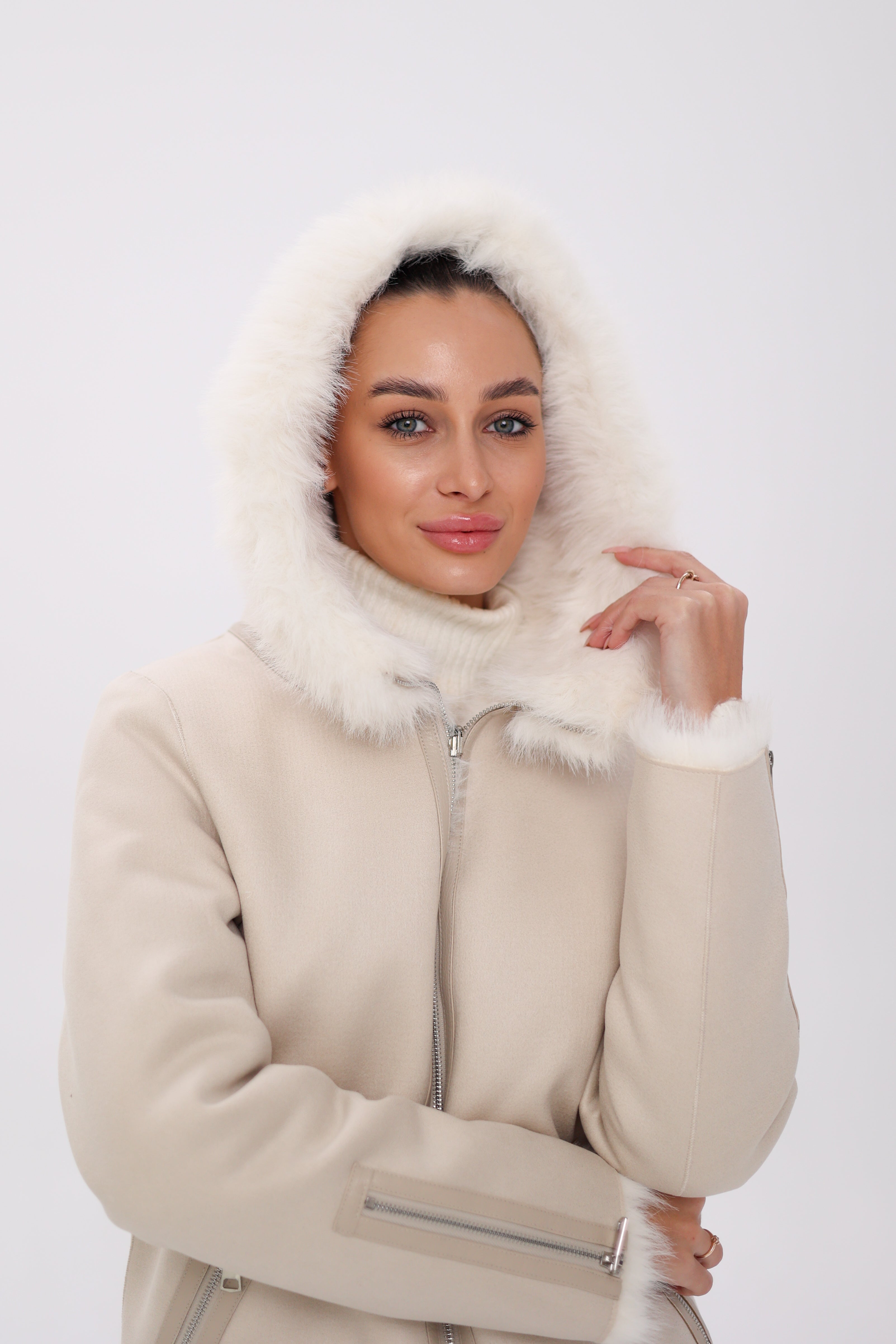 ⇆ Reversible Hooded Wool Blend Jacket - SJB-DIAMOND ELITES